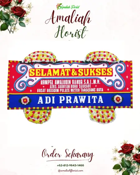 Papan Bunga Ucapan Selamat Kalimati