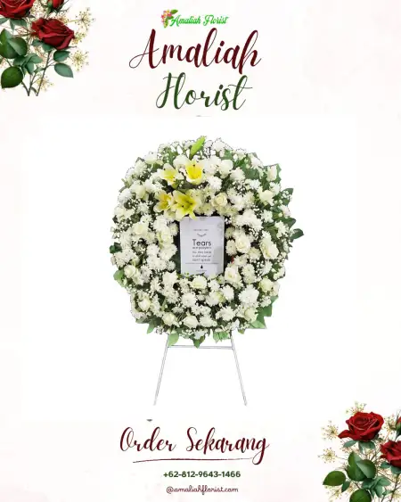 Krans Bunga Duka Kalimati